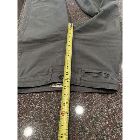 Madewell Women's Pants Size 26 Khaki Wide Leg Cropped Highrise Style#j8985 - Picture 5 of 9